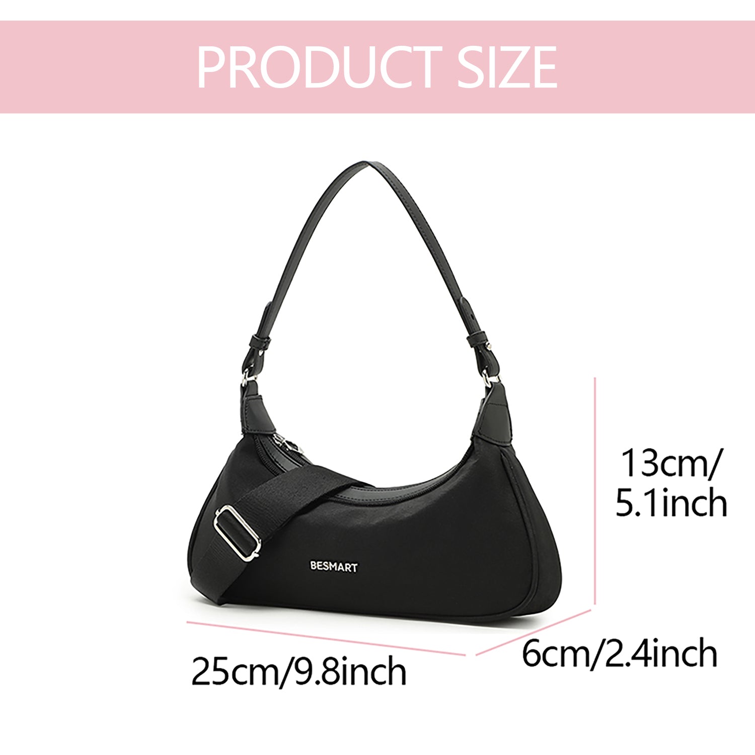 BESMART Convertible Crossbody bag