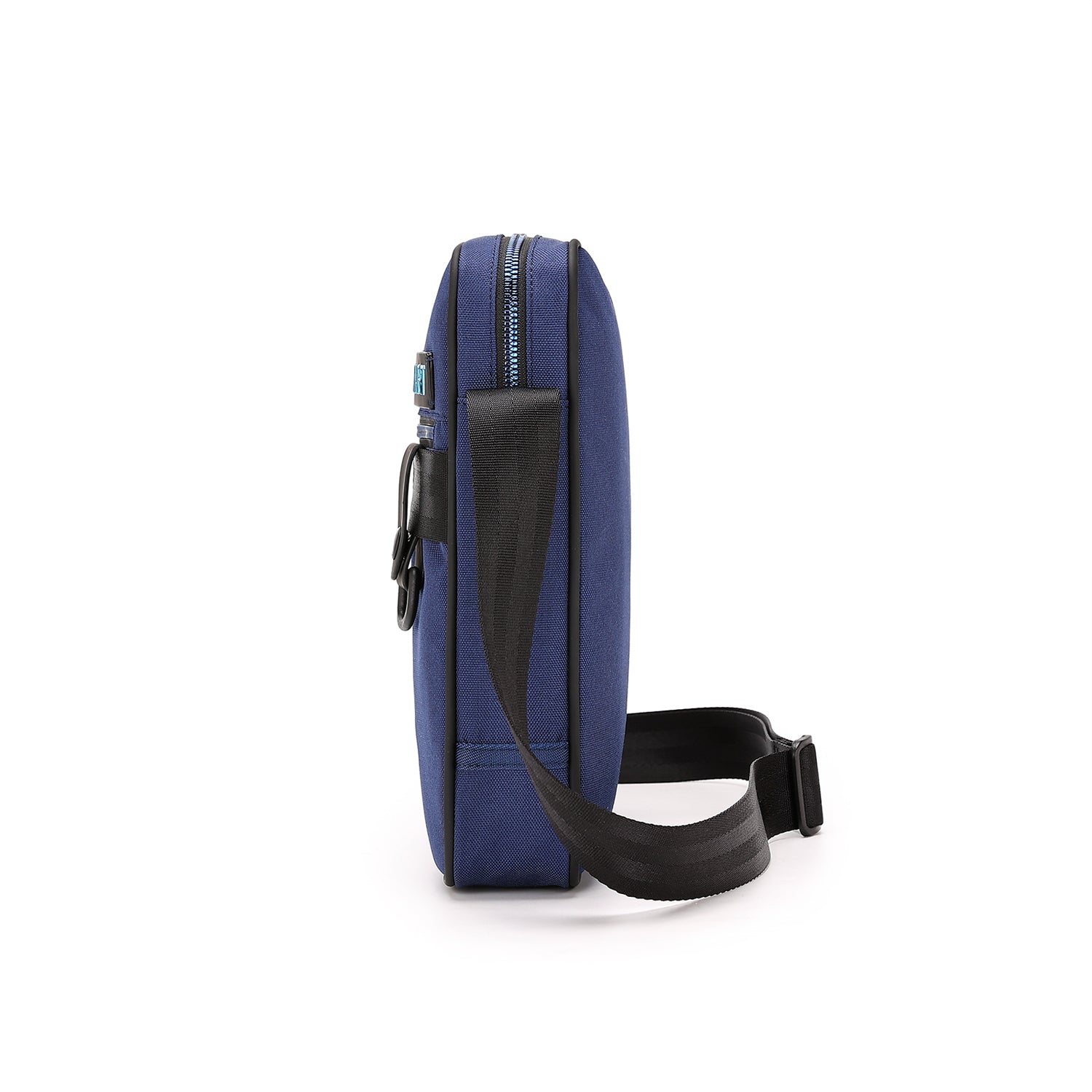 BE SMART Dark Blue Contrast Color Crossbody Bag Commuter Style