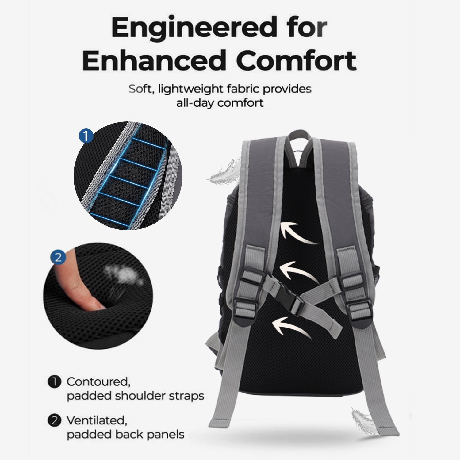 BE SMART Multi-Compartment Sports Backpack