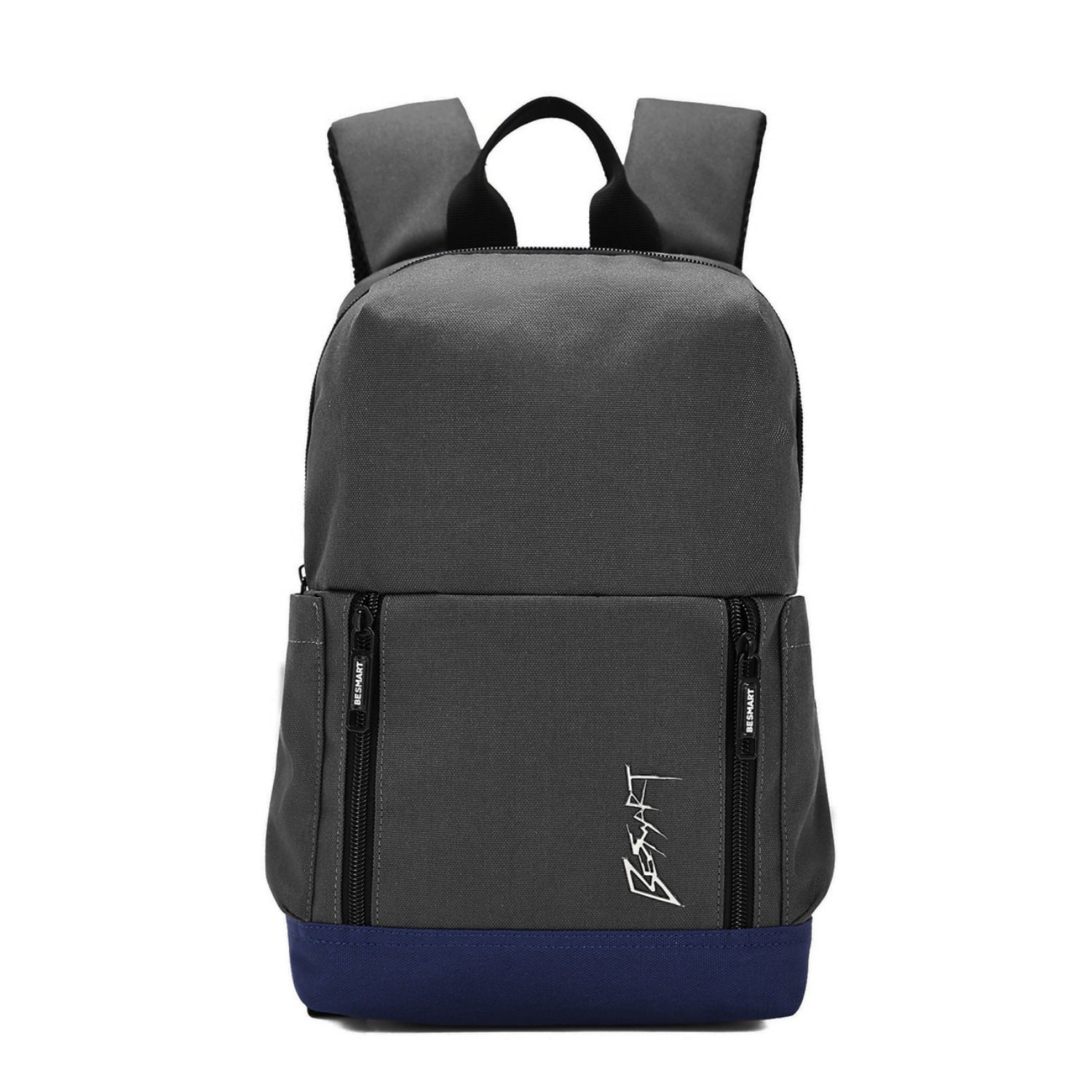 BE SMART Colorblock Triple Zipper Backpack