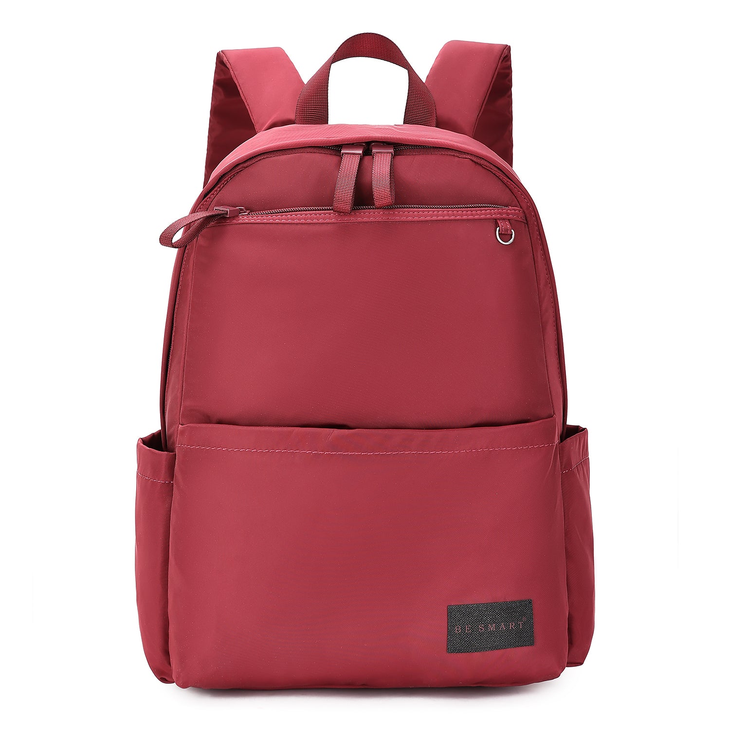BE SMART Red Lightweight Backpack For Women