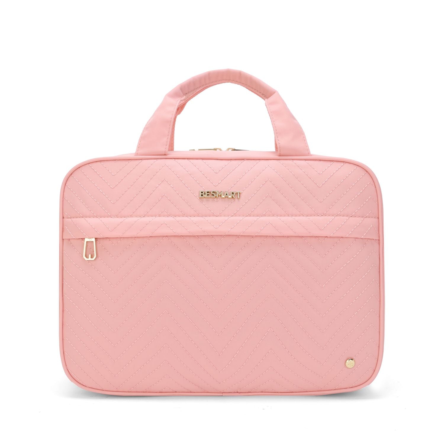 BE SMART Waterproof Toiletry Bag Cosmetic Bag with Wet Pocket, Hanging Hook Makeup Bag Lightweight Toiletries Organizer Bags