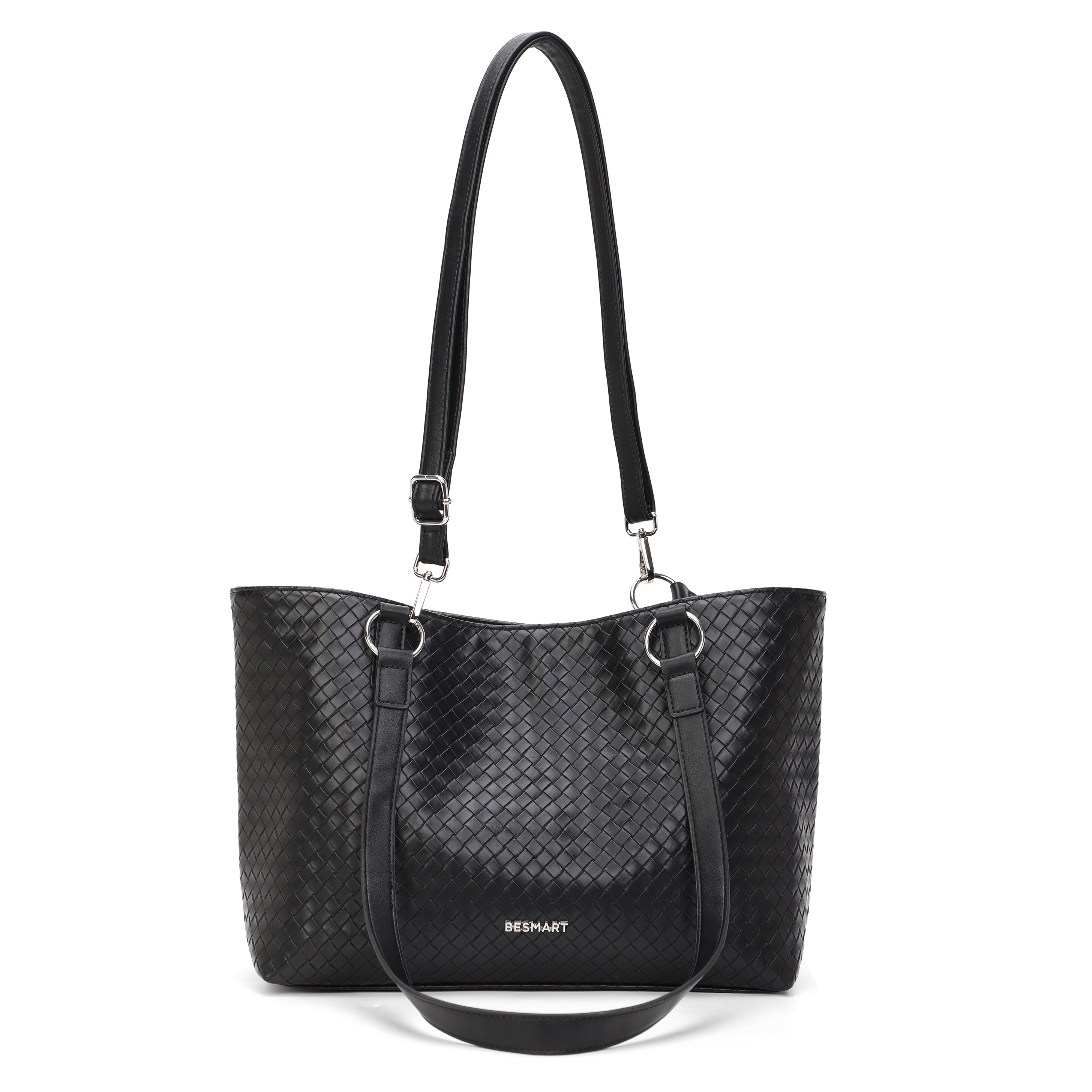 BE SMART Waterproof Handbag Woven Tote Bag for